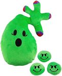 Attatoy Gallbladder Plush, Body Organ Stuffed Toy Complete with Gallstones