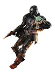 S.H. Figuarts Star Wars The Mandalorian & Grogoo Approx. 5.9 inches (150 mm), ABS & PVC & Fabric, Pre-painted Action Figure