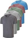 5 Pack Men's Dry Fit T Shirts, Athl