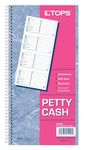 Adams Petty Cash Book, Spiral 2-Part Carbonless, 4 Slips/Page, 200 Sets, 11" x 5-1/2"