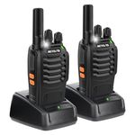 Retevis H777 Walkie Talkies Long Range Built-in LED Flashlight Charger Dock Rechargeable Walkie Talkie for Adults 2 Way Radios Long Range Famliy Outdoor Hiking(2 Pack)