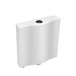 Hardstone Dual Flush Tank for Toilet - 8 LTR Water Capacity – Polypropylene Smart PVC Slim Cistern - Wall Mounted, Push Button & Sensor-Activated Flush Top Flushing Tank with Complete Set White)