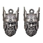 Playstala The Guardian of The Viking God of Odin,Good Luck Charm,Biker Gift,Rides a Bell to dispel Bad Luck,Odin Viking God Bravo Bell,Gremlin Guardian Ride Bell,2pcs