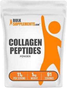 BulkSupplements.com Collagen Peptides Powder - Collagen Supplement, Bovine Collagen Powder - Powdered Collagen, Hydrolyzed & Gluten Free, 11g per Serving, 1kg (2.2 lbs) (Pack of 1)