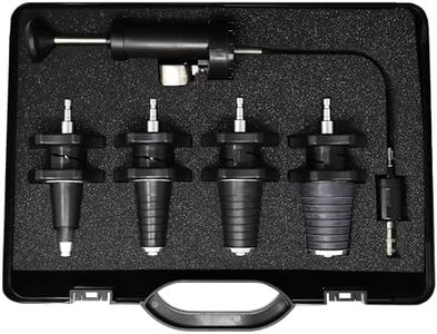 CTA Tools 9376 HD Adjustable Radiator Pressure Tester Kit, Quick Release Couplers, High Impact Polymer Hand Pump, for Japanese, American, European Trucks, Tractors, Farm Equipment