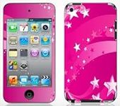 Pink Stars Skin for Apple iPod Touc