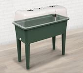 Garden Store Direct Raised Bed Grow Table XXL Flower Pot. 5 Colours With Grow Lid & Self Watering System. Perfect for Growing (Dark Green)