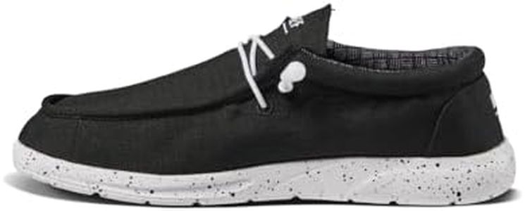 Reef Men's Cushion Coast Tx Sneaker, Black White, 12 US