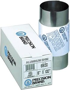 1100 Aluminum Shim Stock Full Hard Temper AISI 1100-H18 0.005 Thick 6 Width 100 Length