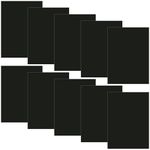 Briartw 10 Sheets 9.3x6.8" Rubber Magnetic Sheets Set,0.5mm Thick Single Sided Magnetic Sheets Flexible Rubber Sheets for Metal Dies Storage and Organize Scrapbooking Tool Craft Supplies