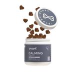 Pupps Calming Dog Treats - Natural Stress & Anxiety Relief, Vet-Approved, Perfect for Travel, Separation, Barking & Hyperactivity - 100% Delicious & Non-Drowsy Formula Natural Dog Treats