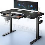 ARTIKEL Artidesk Advanced Pro Electric Height Adjustable Office Table DIY|100 Kg Wt.| Smart Panel USB & Type C & Anti-Collision Sensor| Sit Stand Computer Desk|120 X 60 Cm| Black