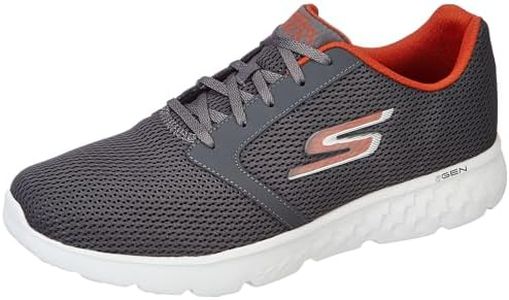 Skechers Mens Go Run 400 Charcoal/RED Running Shoe - 9 UK (10 US) (894170ID-CCRD)