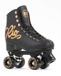 Rio Roller Quad Skates Children's Roller Skates, Youth Unisex, Pink (Rose Black), 35.5