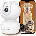 VIMTAG Indoor Camera, 2.5K/4MP HD 360° Pan/Tilt WiFi Camera for Dog/Pet/Baby/Home Security, AI Human/Sound/Motion Detection, Night Vision, 2-Way Audio, Cloud/Max 512GB TF Card Storage, Support Alexa