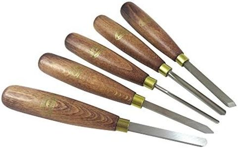 Crown Hand Tools 299 5 Piece Micro Lathe Turning Tools M42 High Speed Steel Overall size 7 ”