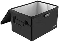 Large File Organizer Box (2000℉) with Lock(16.1'' x 12.7'' x 10.6'') , Fireproof Waterproof Document Box with Lid, Portable Home Office Safe Box with Handle(Not Including Suspension File)