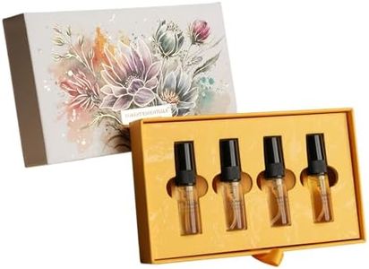 Forest Essentials Perfume Gift Box 4X 3ml | Long Lasting Floral Scents | Oudh, Rose, Nargis & Jasmine