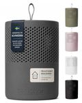 ABSODRY DUO Family Moisture Absorber 1.3lb Bag — Dehumidifier for Bedroom, Electricity & Battery Free Dehumidifiers for Home, Air Cleaner Odor Eliminator for Home Up to 90 Days, 165 ft² Gray 1 Pk