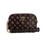 GUESS Noelle Pu Zipper Closure Women's Sling Bag (Mocha,Medium), Brown