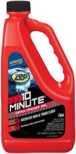 ZEP 10 Minute Drain Opener Gel 64 Ounce - ZHCR64NG - Commercial Strength, Fast Acting and Safe for All Pipes