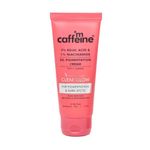 mCaffeine 2% Kojic Acid & 1% Niacinamide De-Pigmentation Cream| Reduces Dark Spots, Melasma, Tan & Evens skin tone |Skin Brightening Lightweight Moisturizer For Men & Women | For All Skin Types- 50g
