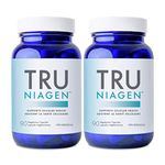 TRU NIAGEN NAD+ Supplement More Efficient Than NMN, Niacinamide, Niacin. Nicotinamide Riboside Vitamin B3 for Cellular Health Patented Formula 90ct - 300mg (6 Months / 2 Bottles)