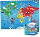 World Map Puzzle for Kids - 75 Piec