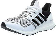 adidas Men's Ultraboost 1.0, White/Black/Iron Metallic, 12