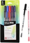 Sakura Gelly Roll Gel Pens - Medium Point Ink Pen for Journaling, Art, or Drawing - Assorted Colored Ink - 5 Pack