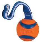 Chuckit! Ultra Tug Dog Toy With Rubber Ball Tug Of War Interactive Fetch Toy for Dogs, Large