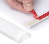 10 Ft Peel and Stick Trim for Backsplash Tile Edge, Self-Adhesive Trimming for Corner Decor（White）