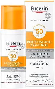 Eucerin Protector solar facial anti edad con ácido hialurónico FPS 50+, Sun, 50 ml