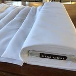 Megachest Wedding Drapes Voile Fabric Roll White 50 Metres Long 300cm Wide