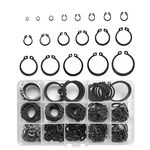 510Pcs Circlips Assorted,Metal C-Clip Assortment Set 19 Types Retaining E Clips(Φ3/4/5/6/7/8/9/10/12/14/16/18/20/22/24/26/28/30/32mm) for Internal External Shaft Fastener