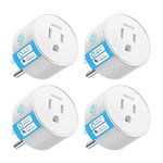 GNCC Mini Smart Plug, WiFi Outlets Work with Alexa & Google Assistant, Functions with Timer & Schedule, Remote Control with SmartLife, 2.4GHz WiFi Only but No Hub Required