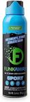 FunkAway Sport Aerosol Spray, 3.4 oz., The Extreme Odor Eliminator Refreshes Shoes and Sports Gear, For Stuff You Can't Put In The Wash