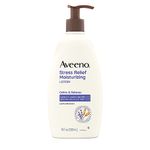 Aveeno Stress Relief Moisturizing Body Lotion with Lavender, Natural Oatmeal and Chamomile & Ylang-Ylang Essential Oils to Calm & Relax, 18 fl. Oz (Pack of 3)