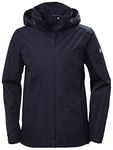 Helly Hansen Womens Aden Rain Jacket, S, Navy