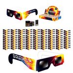 Galaxium Solar Eclipse Glasses AAS Approved 2024 - [100 Pack] Trusted for Canada Direct Solar Eclipse Viewing - ISO 12312-2 & CE Certified Lunette Eclipse Solaire