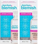 Bye Bye Blemish Acne Drying Lotion, On-the-Spot Pimple Treatment, Reduce Pimples Overnight, Beauty Skincare Essential - 1oz. (2-Pack)