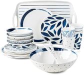 Lenox 895324 Blue Bay Melamine 20-Piece Dinnerware Set