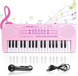 m zimoon Kids Piano Keyboard, 37 Keys Electronic Piano for Kids Music Piano Portable Multi-Function Musical Instruments Educational Toy Birthday for Boys Girls Children Beginner