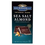 Ghirardelli Intense Dark Sea Salt Almond Dark Chocolate 100g