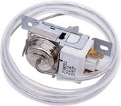 2198202 Refrigerator Freezer Thermostat Temperature Controller Replacement for Whirlpool, Kenmore, Roper, Estate, Crosley, Inglis, KitchenAid Fridge, Replaces 2161284 2198201