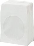 Generic Bestduplicator Cdslv-100-Wh, 100 Paper Cd Sleeves With Window And Rear Flap