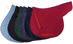 Rhinegold Cotton Quilted Numnah - Pony - Purple