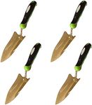 Garden Guru Titanium Transplanter Trowel Shovel - Rust Resistant - Ergonomic Handle - Perfect Hand Shovel Tool for Gardening Weeding Transplanting and Digging in Garden Beds (4 Pack)