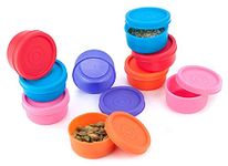 Signoraware Nano Round Small Plastic Container Set, 40ml, Set of 9, Multicolour