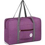 Cabin Bag 45x36x20 for Easyjet Airlines Underseat Travel Bag Holdall Bag Carry on Hand Luggage Weekend Bag for Women and Men (Denim Purple 25L)